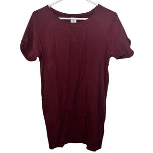 Goodthreads Burgundy Casual Dress XS - Soft & Stylish Everyday Look